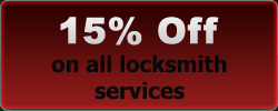 15% off on all locksmith services